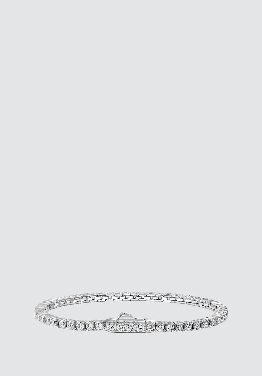 4 Carat Straight Line Tennis Bracelet