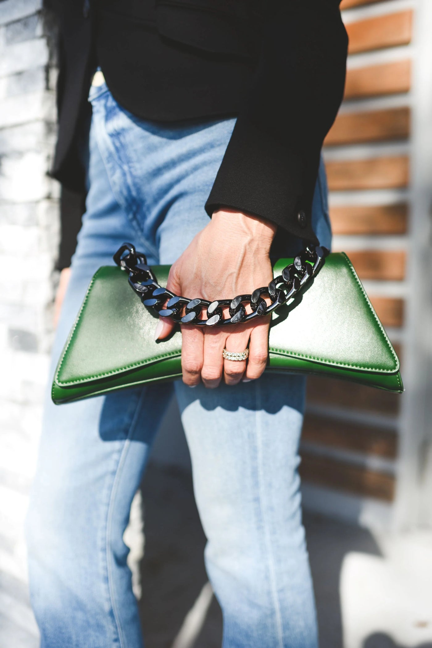 Satori Clutch | Green Helen