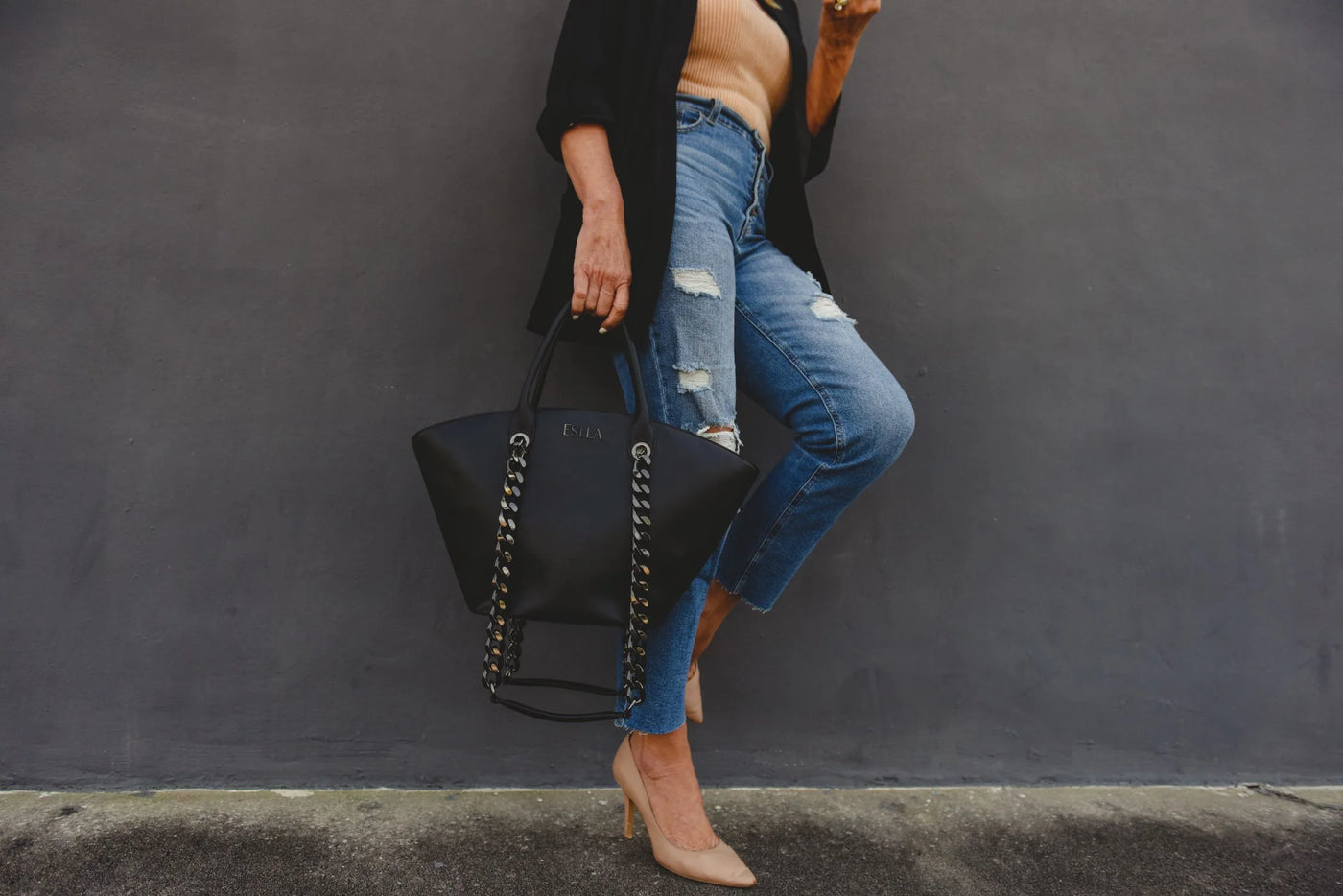 Seva Tote | Matte Black