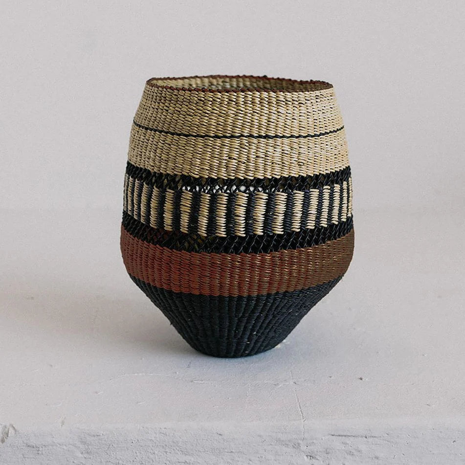 Woven Vase | Pin Stripe | Large