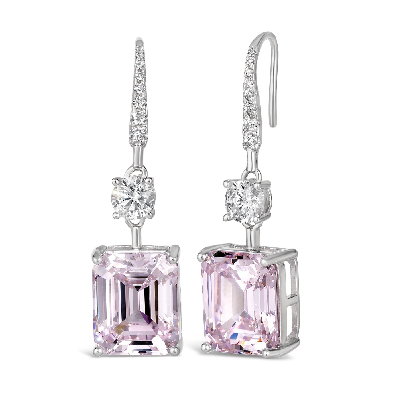 Gracie Lou Emerald Cut Statement Drops