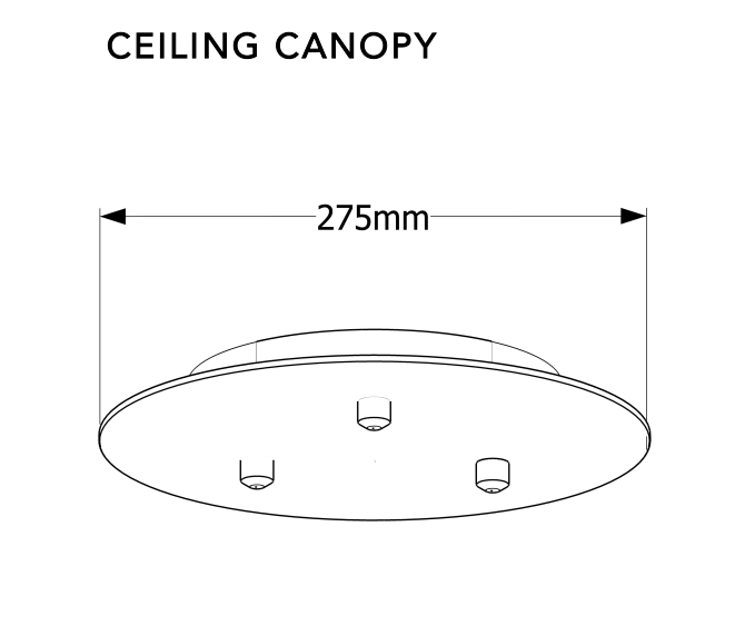 Pierced Blade Light | Cluster of 3