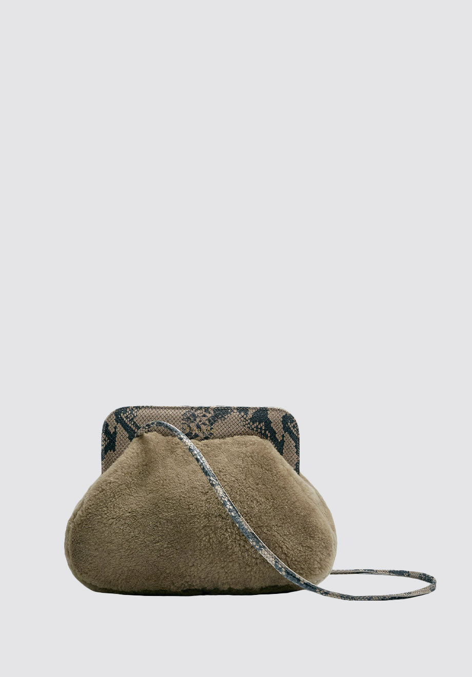 Constanza Clutch | Sheepskin Beige