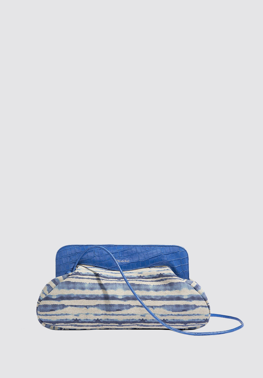 Constanza Maxi Clutch |  Tie Dye Blue