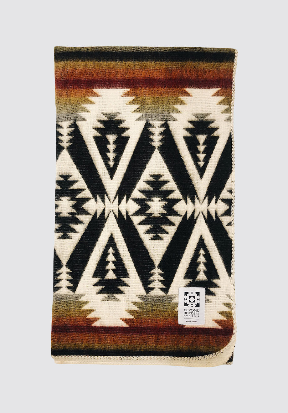 Quichua Baby Blanket | Black Dusk