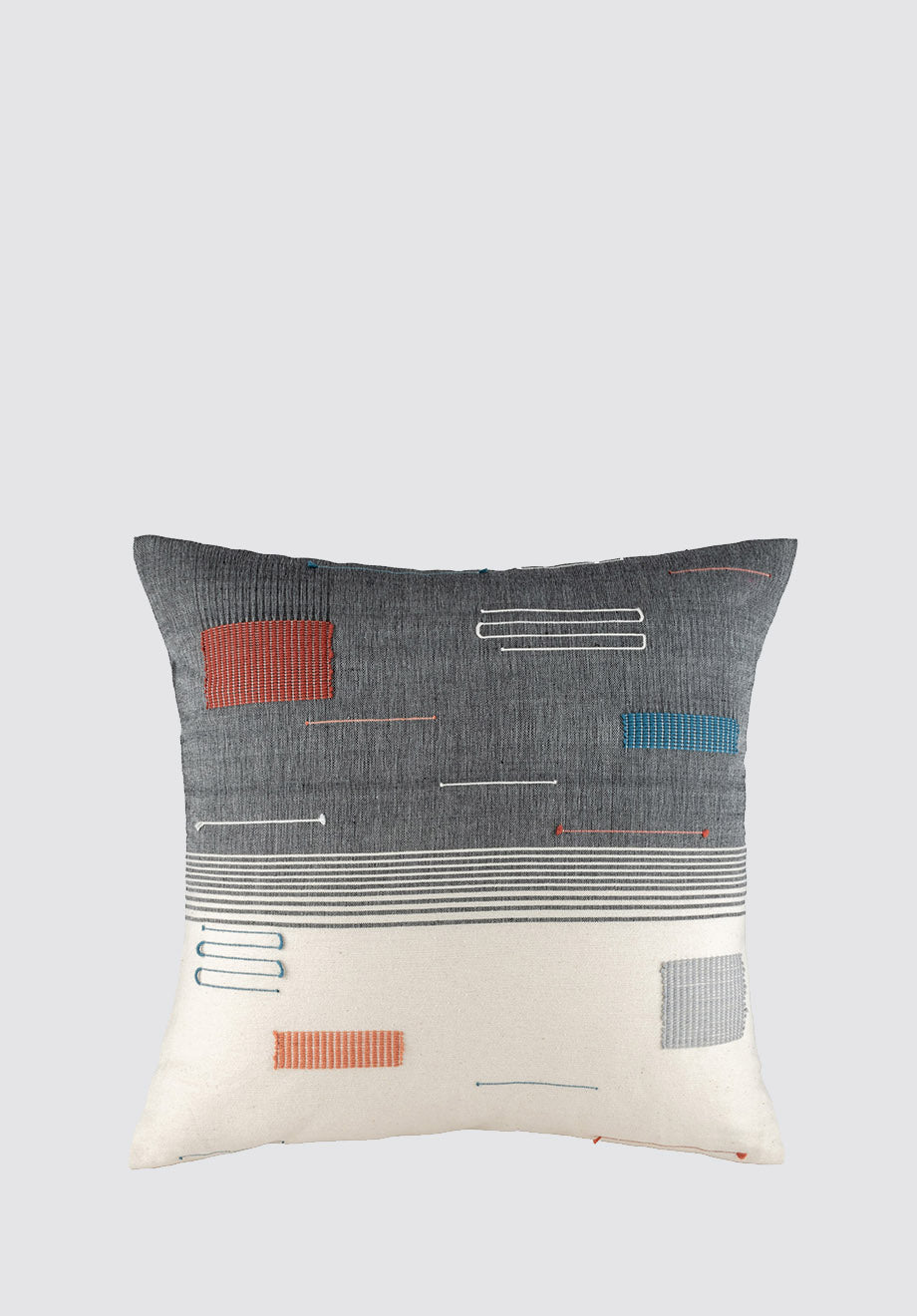 Trama Negro Cushion Cover