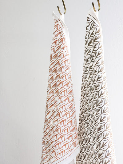 Hand Screen Printed Tea Towel | Set of 2