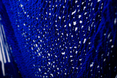 Cobalt Blue Cotton Hammock Swing