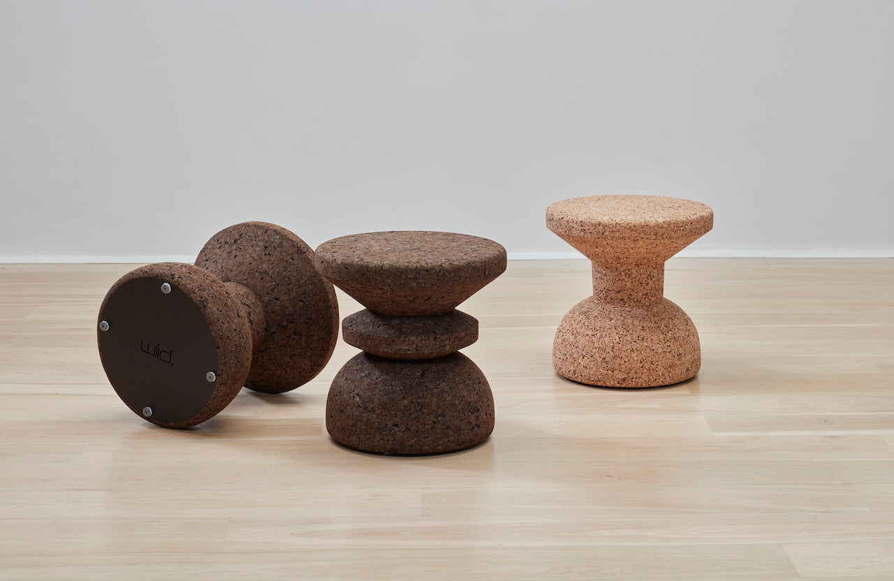 African Cork Stool | Natural