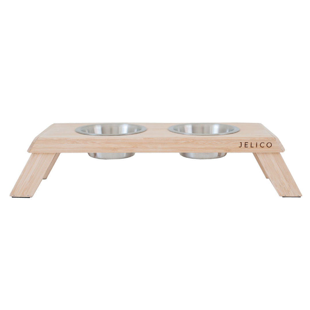 Bentley Elevated Bamboo Pet Feeder