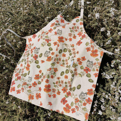 Nasturtium Hemp Apron