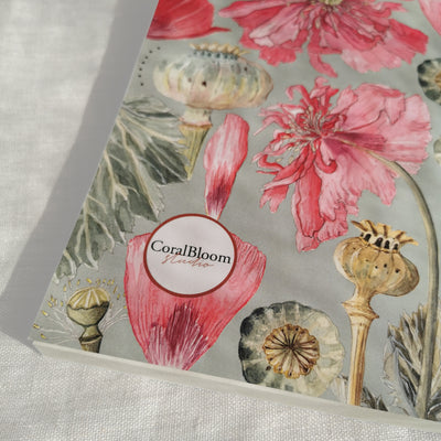 Pink Poppy Notebook