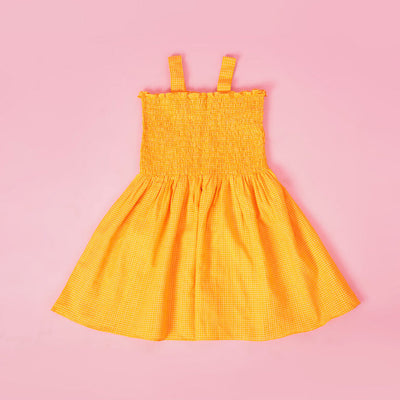 Yellow Bobbin Dress | Baby