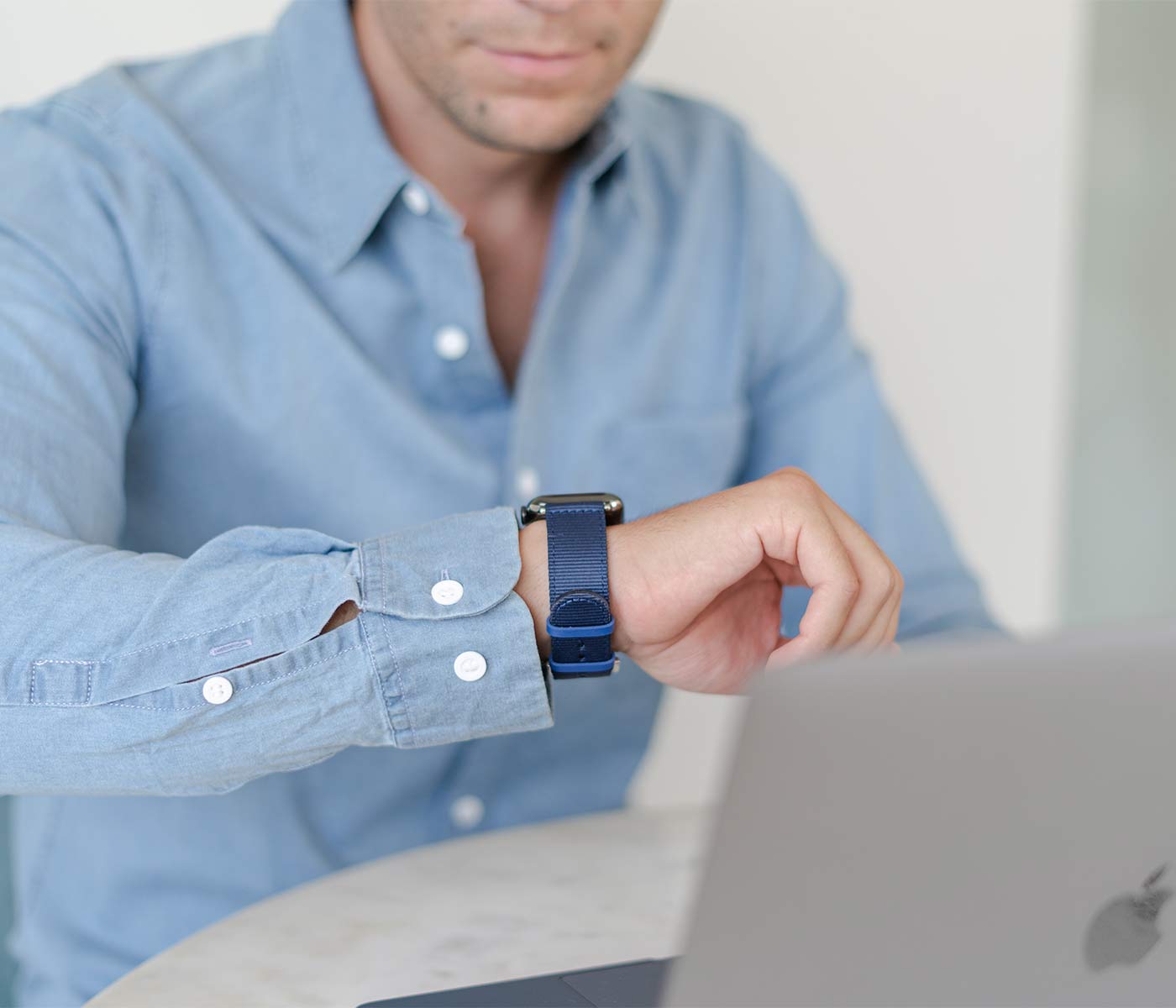 Blue Marine Apple Watch Band