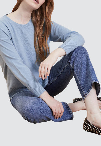 Easy Cashmere Sweatshirt | Glacier