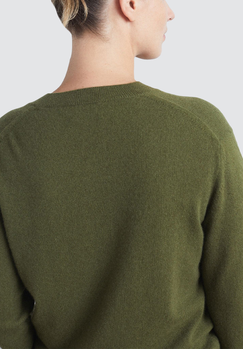 Cashmere Crew Neck Sweater | Khaki