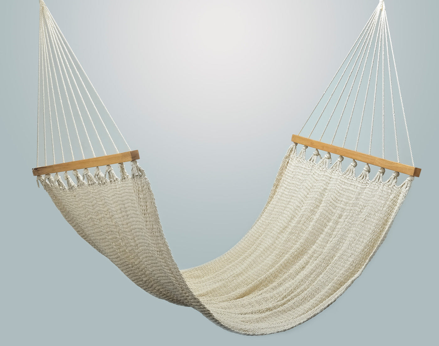 Earth Natural Cotton Hammock (Wooden Bar)