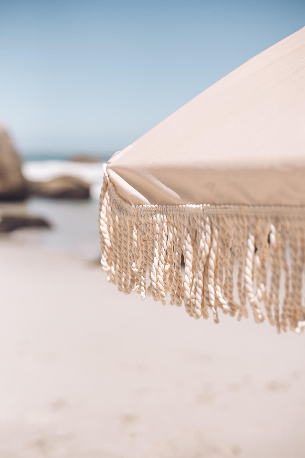 Champagne Beach Umbrella