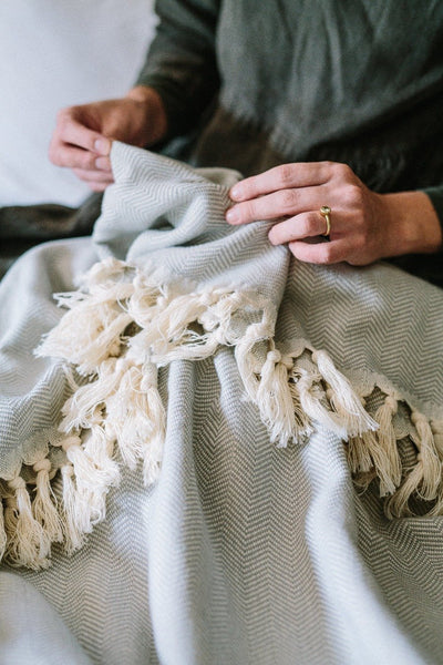 Herringbone Throw