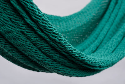 Teal Green Cotton Hammock