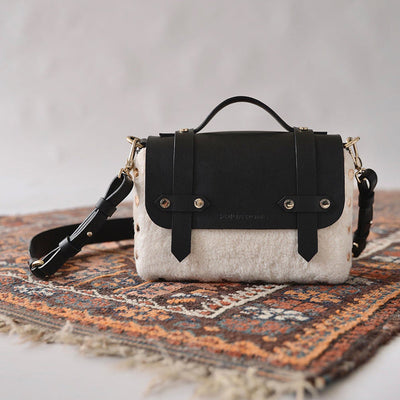 Vegan Shearling Panel for The WEEK/END Crossbody