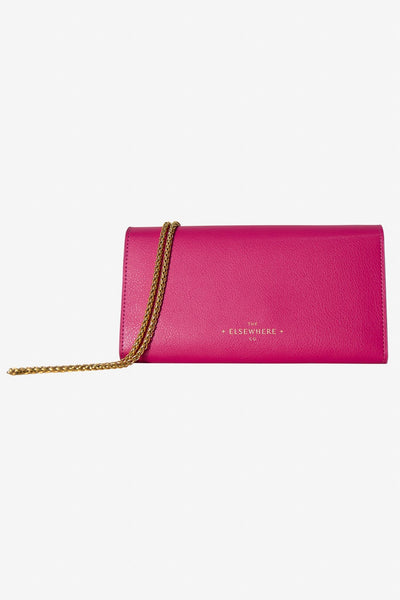 Work to Play 5 Ways, Wallet & Wheat Chain Set | Paradise Pink