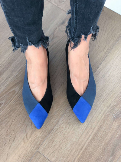 Toucan Blue Vegan Ballerinas