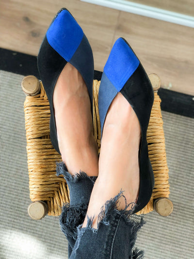 Toucan Blue Vegan Ballerinas