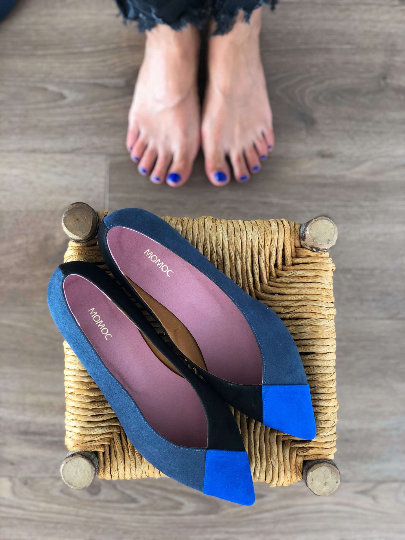 Toucan Blue Vegan Ballerinas