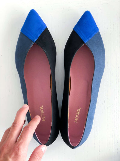 Toucan Blue Vegan Ballerinas