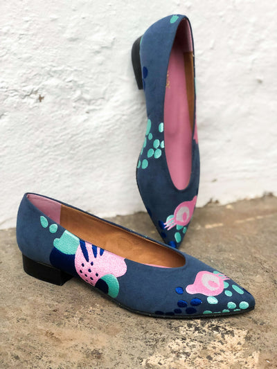 Chumerri Blue Vegan Ballerinas