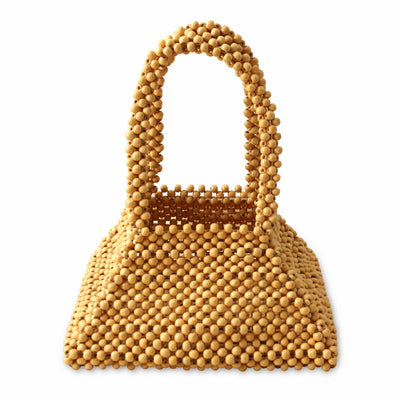 Pyramid Beaded Tote Bag