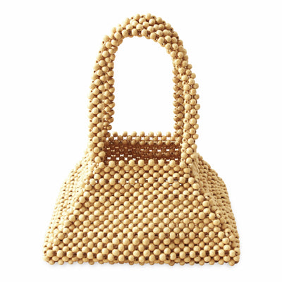 Pyramid Beaded Tote Bag