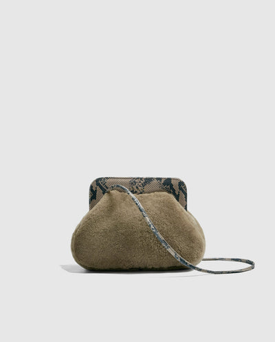 Constanza Clutch | Sheepskin Beige