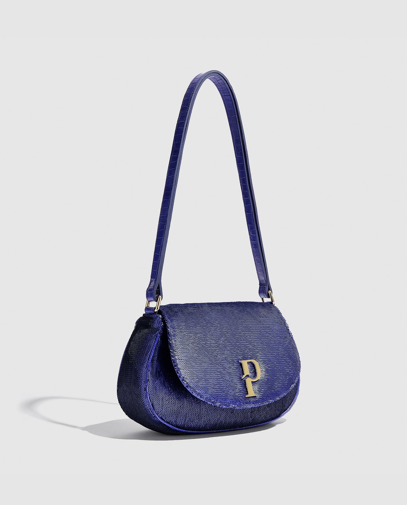 Paula Hobo Bag | Blue Sequins