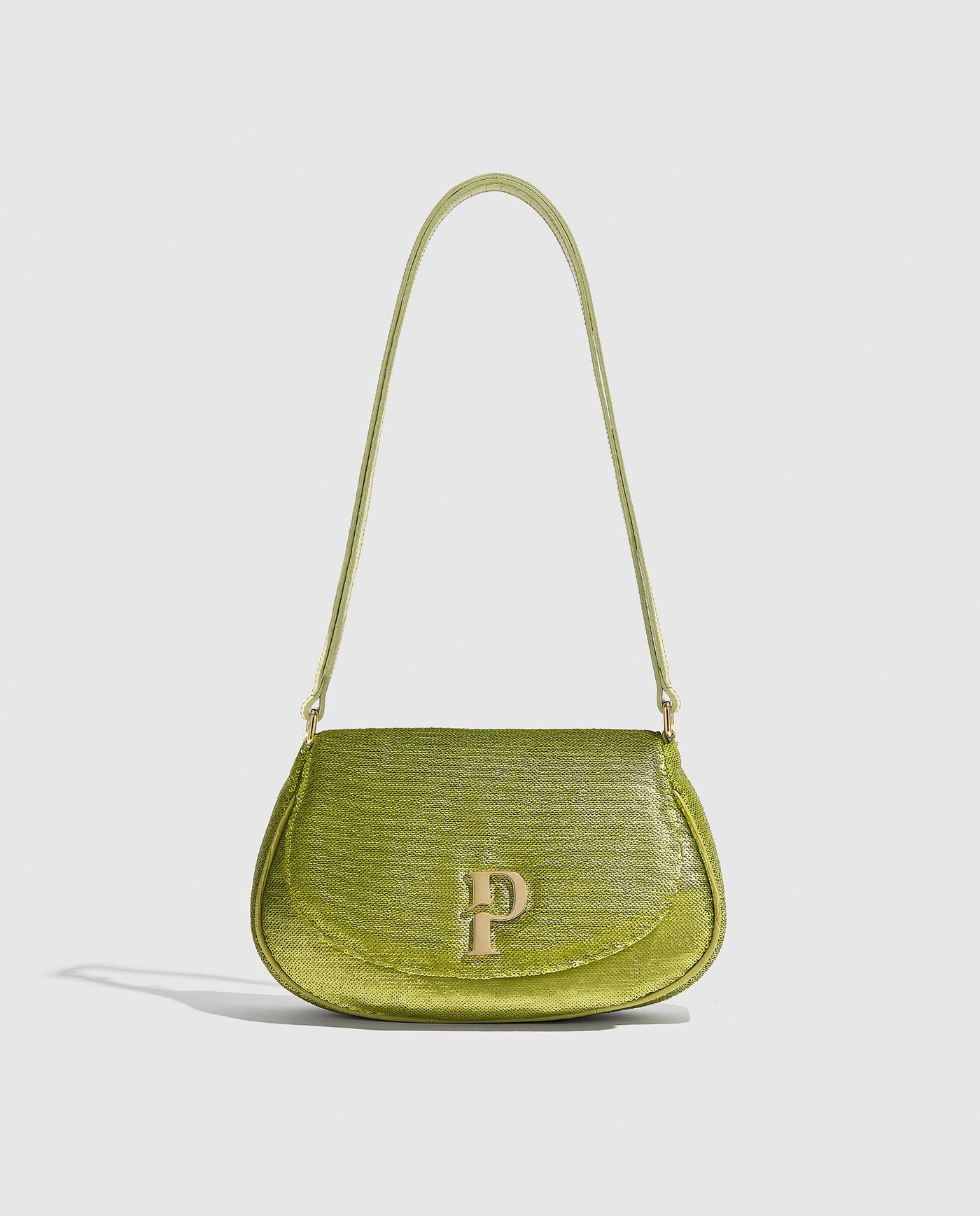 Paula Hobo Bag | Green Sequins