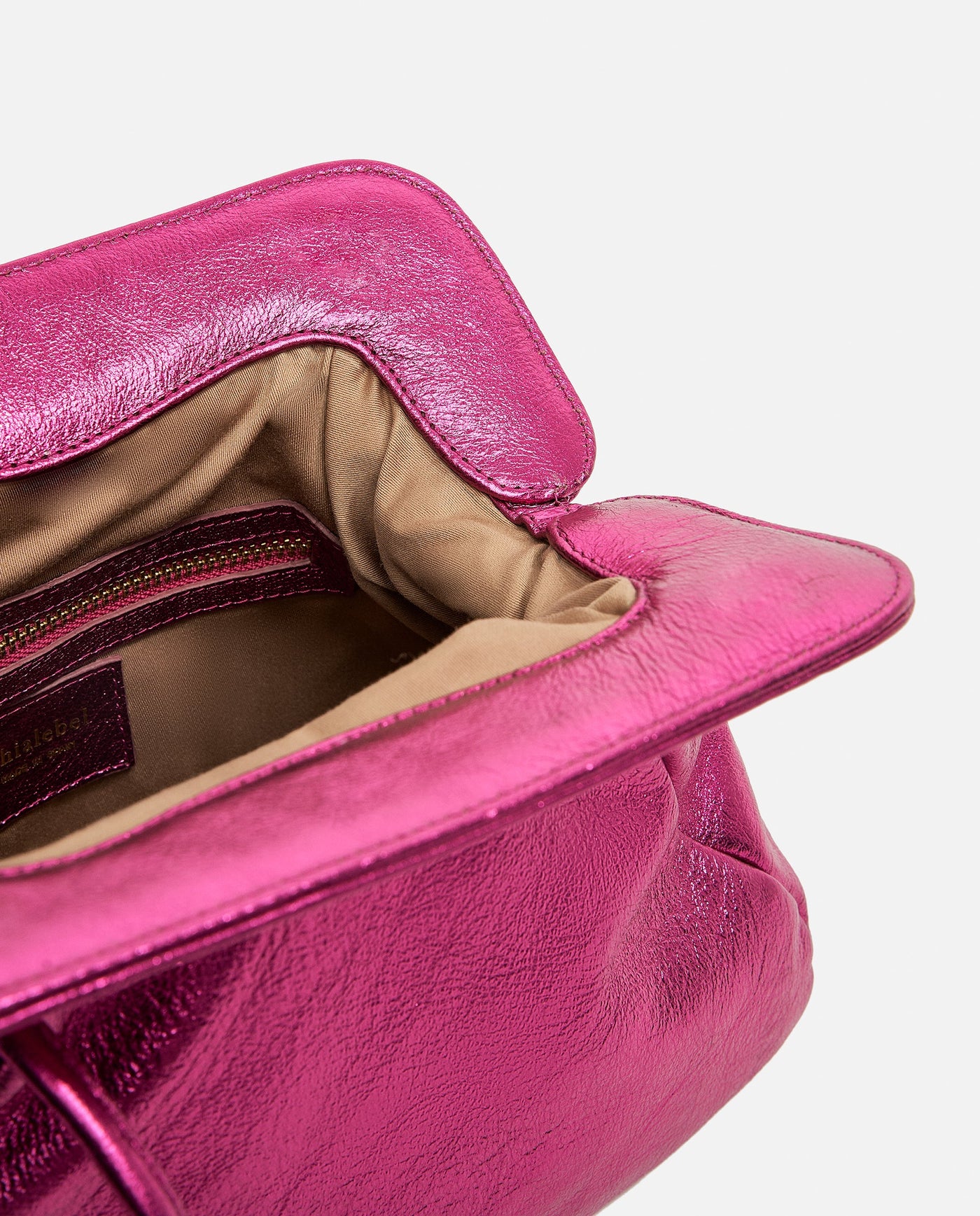 Constanza Clutch | Metallic Fucsia