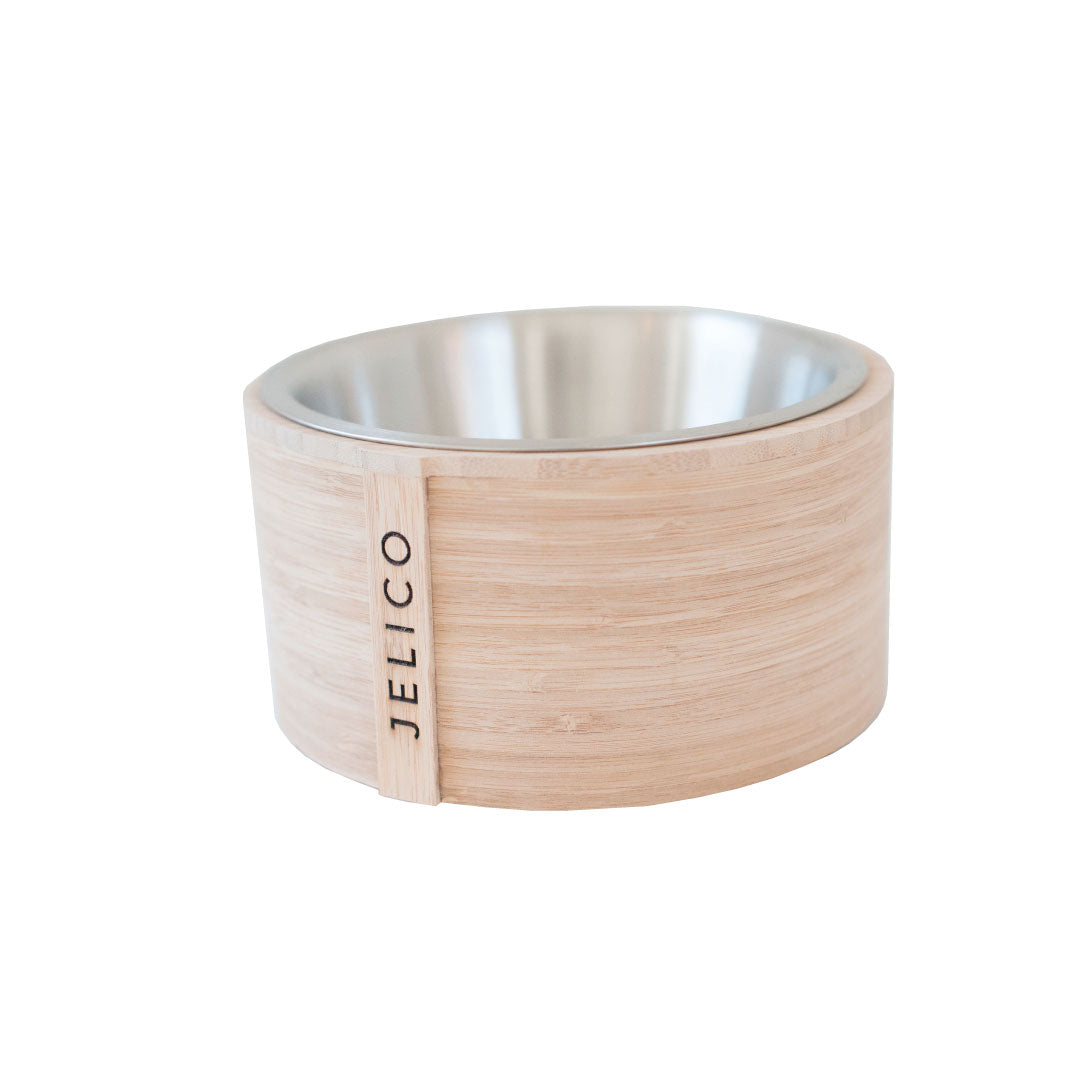 Rolex Round Bamboo Pet Bowl