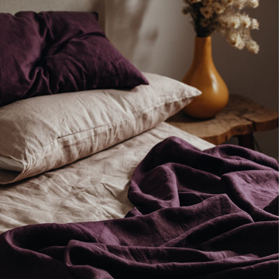 100% Linen Duvet | Bramble