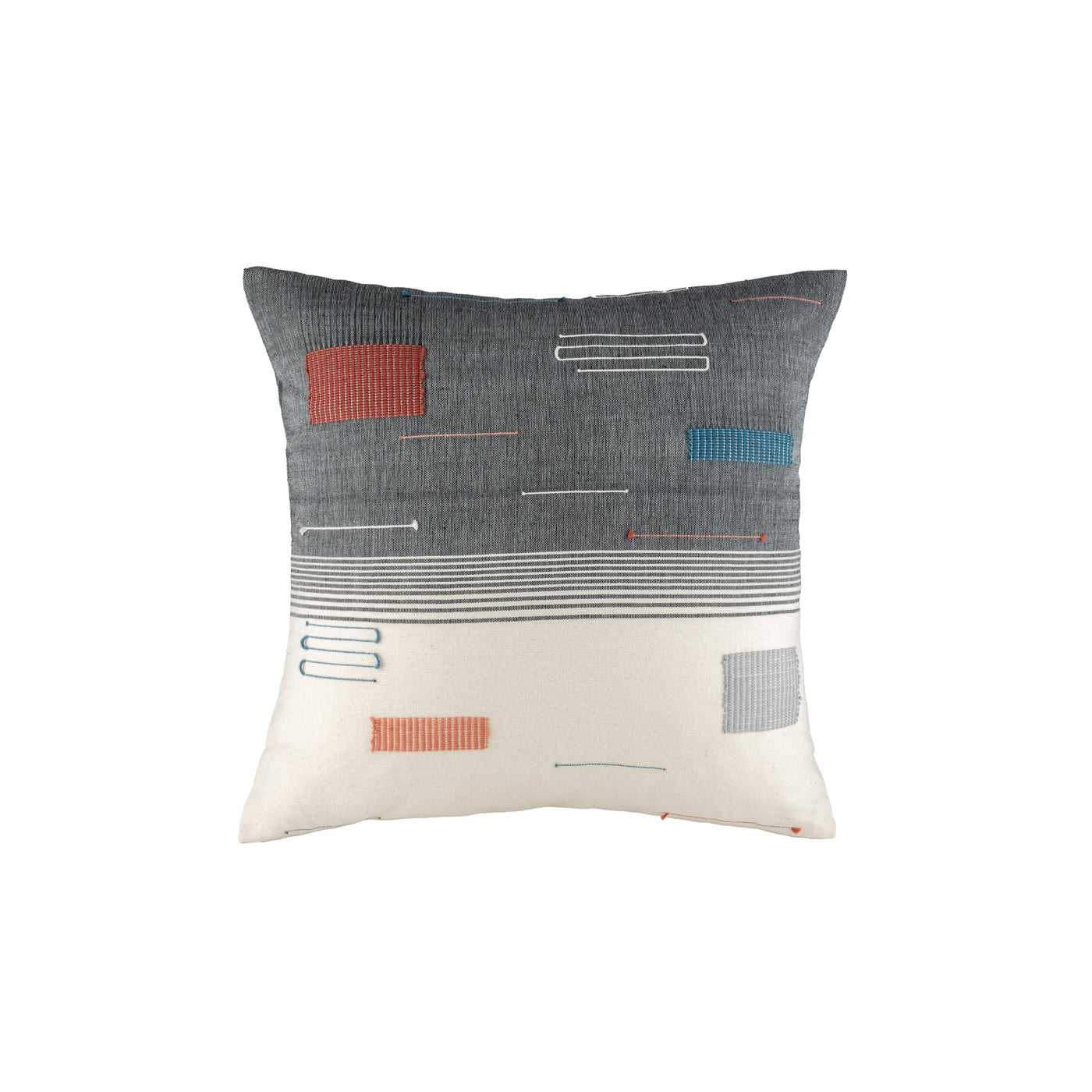 Trama Negro Cushion Cover