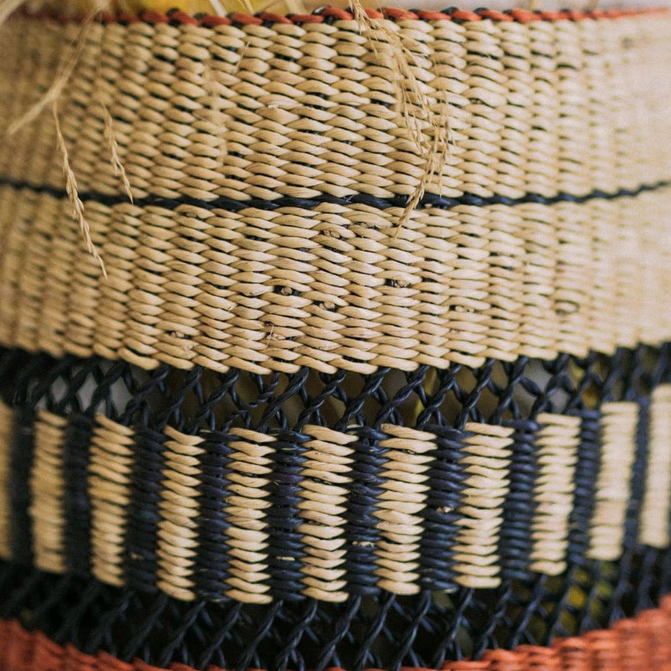 Woven Vase | Pin Stripe | Large