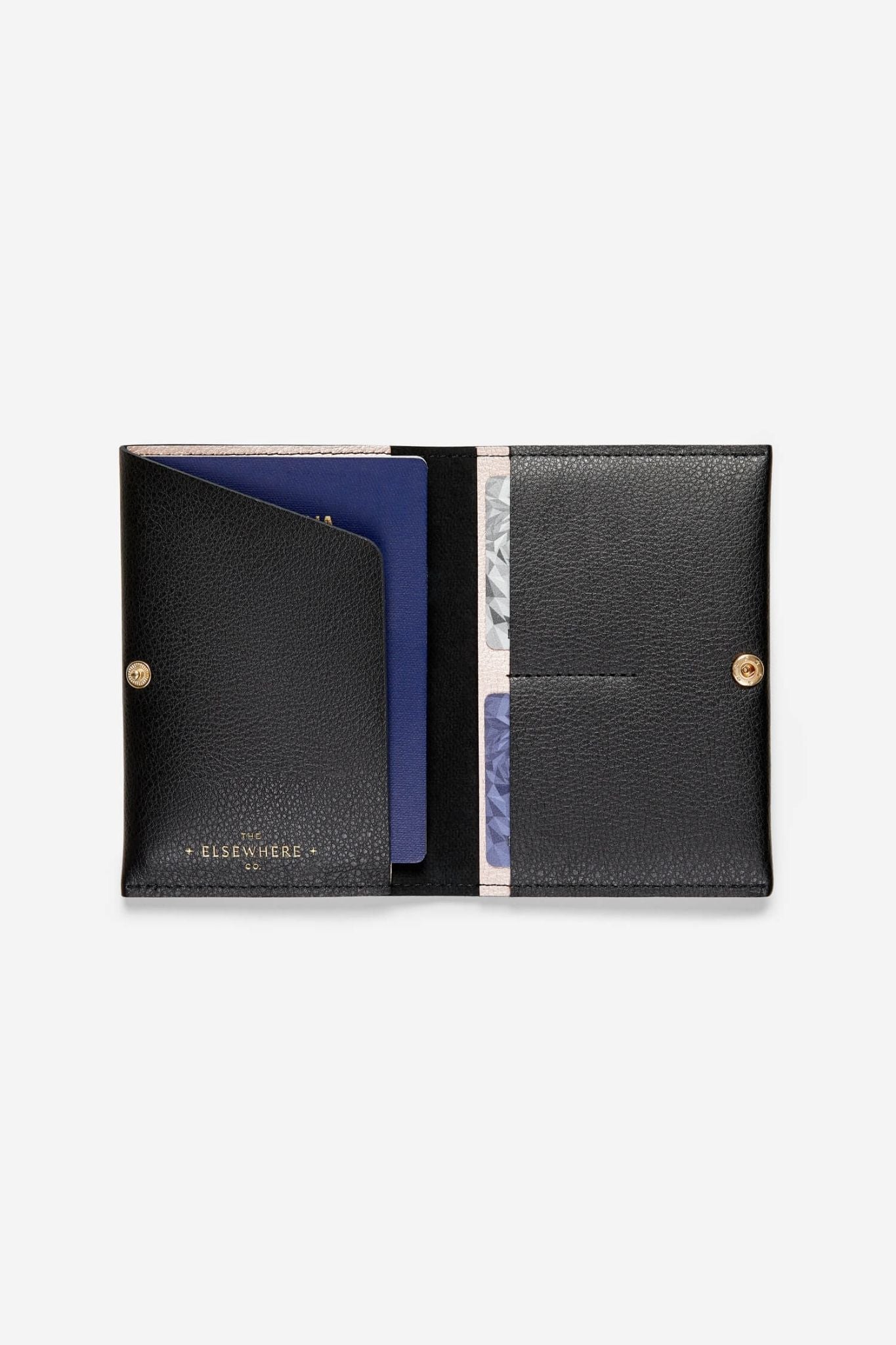 Passport Cover & Card Wallet | Nightfall Black