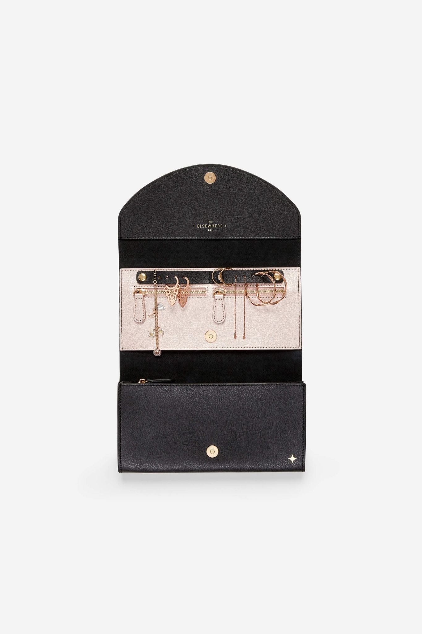 Recycled Leather Women's Wallet | Nightfall Black