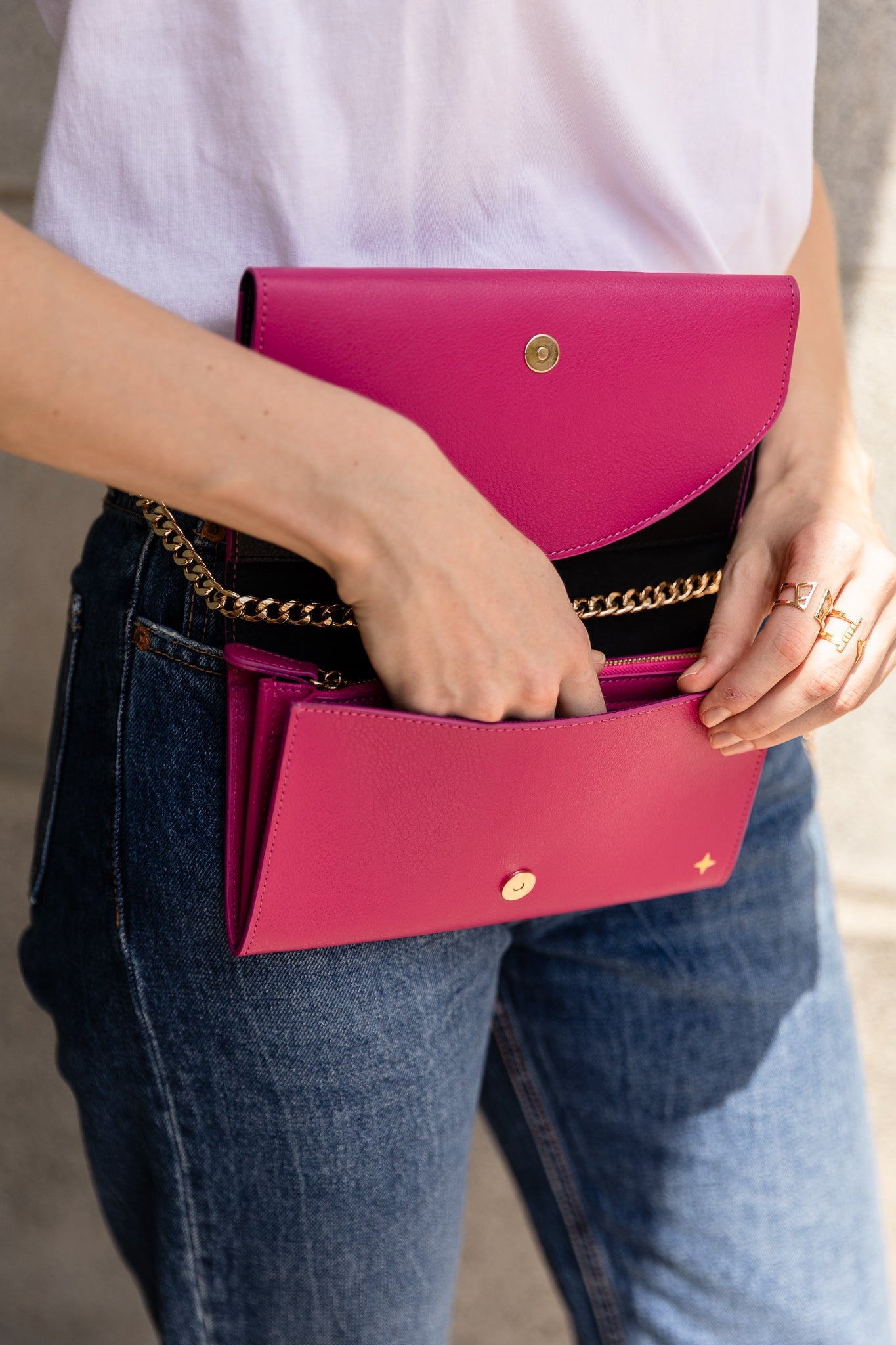 Recycled Leather Women's Wallet | Paradise Pink