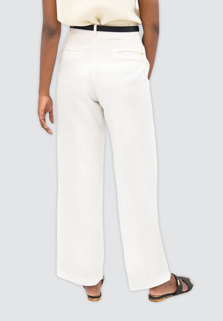 French Riviera NCE - Wide Leg Pants | Porcelain