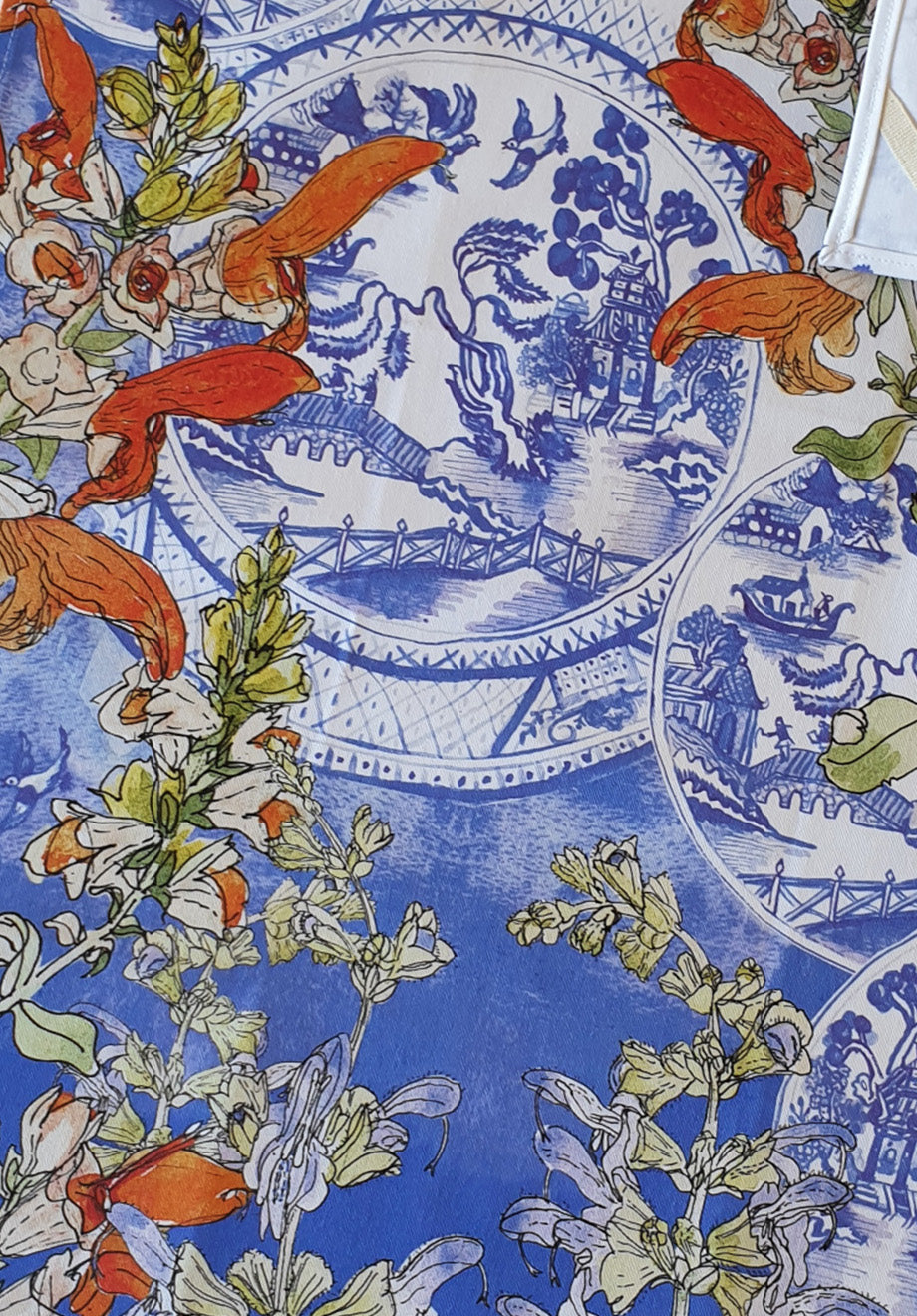 Delft Cotton Tea Towel