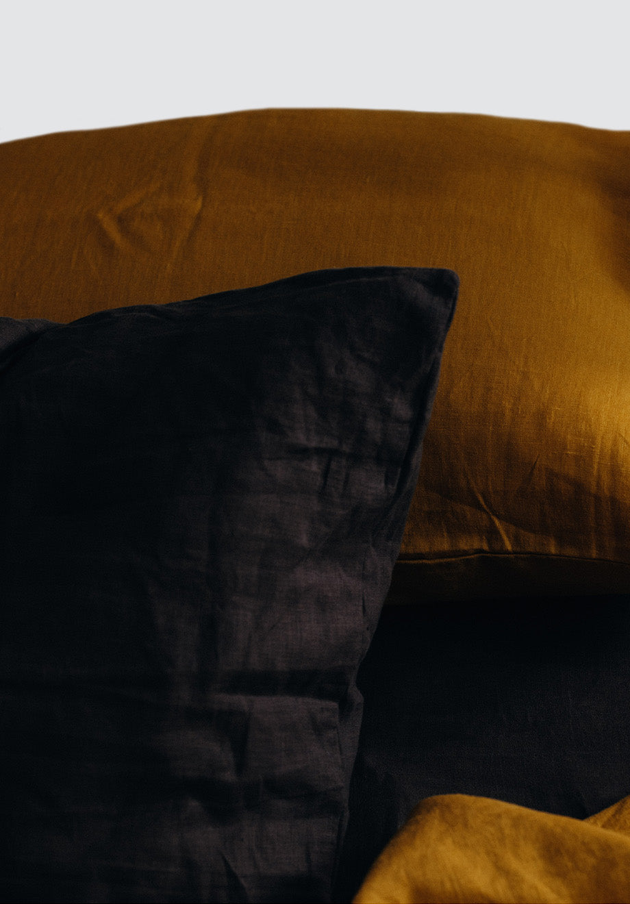 100% Linen Duvet | Saffron