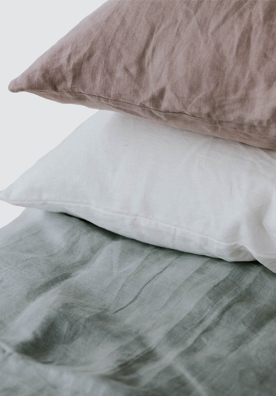 100% Linen Duvet | Stone