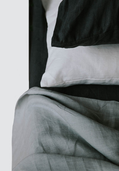 100% Linen Duvet | Stone