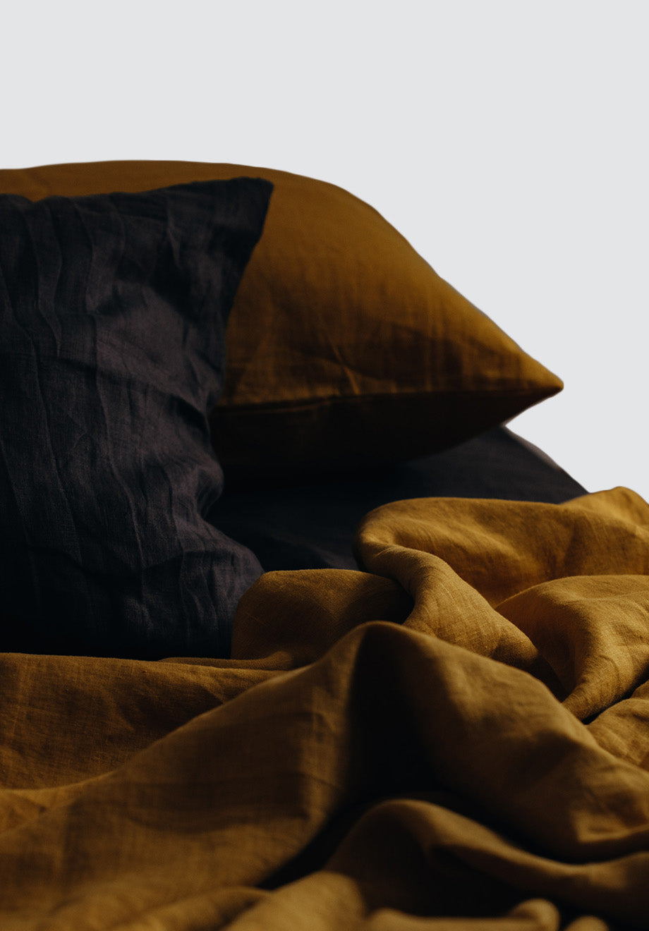 100% Linen Duvet | Saffron